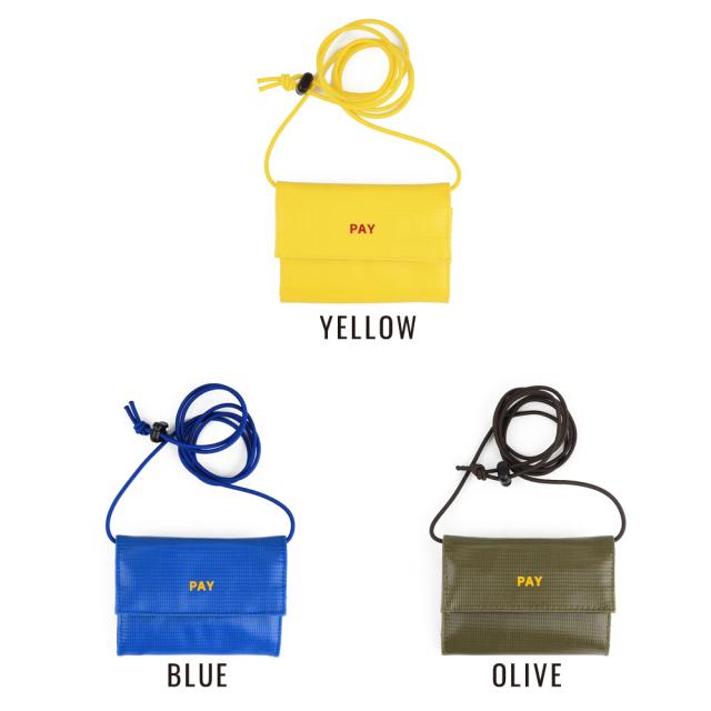 カラー 6色展開 EMELARD（エメラルド）、BLACK（ブラック）、RED（レッド）、YELLOW（イエロー）、BLUE（ブルー）、OLIVE（オリーブ）です。