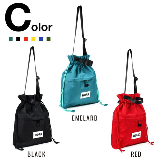 カラー 6色展開 EMELARD（エメラルド）、BLACK（ブラック）、RED（レッド）、YELLOW（イエロー）、BLUE（ブルー）、OLIVE（オリーブ）です。