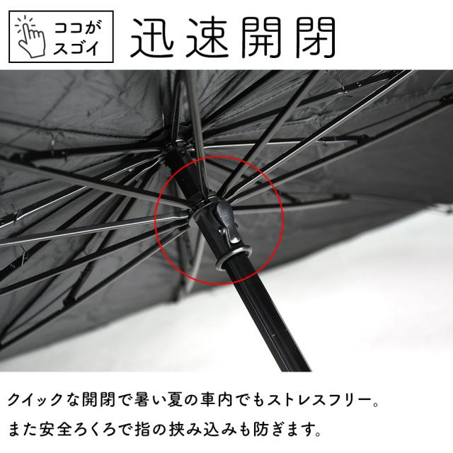 クイックな開閉で暑い夏でもストレスフリー。