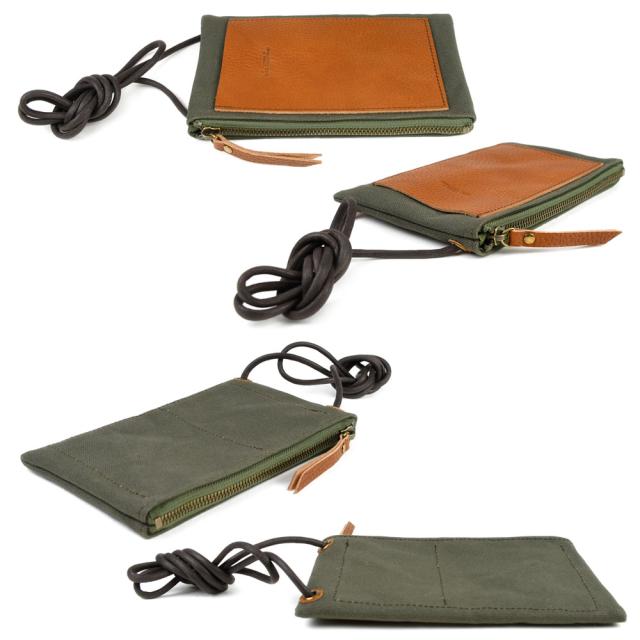 ファスナーポケットはお財布代わりとして使用することも可能です。