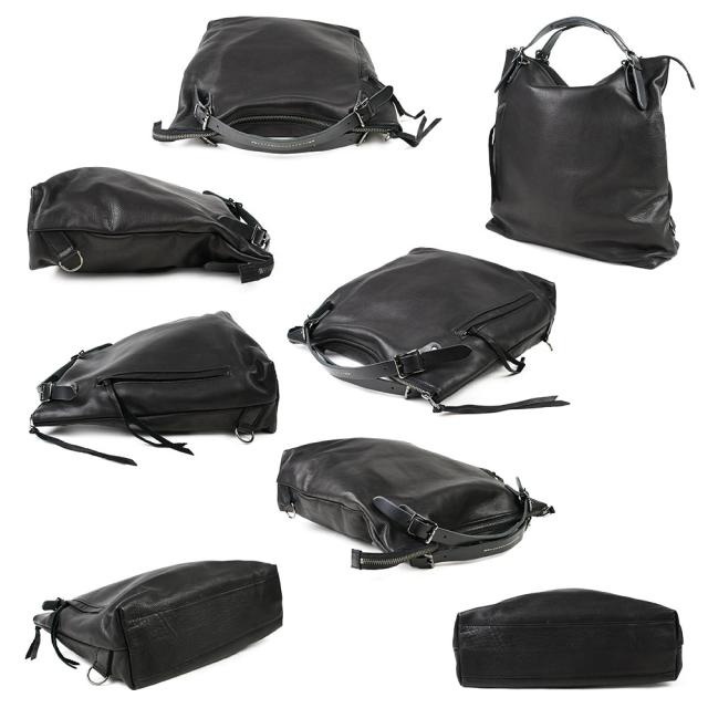 やや台形に近いスクエア型のリュックサック/ショルダーバッグです。