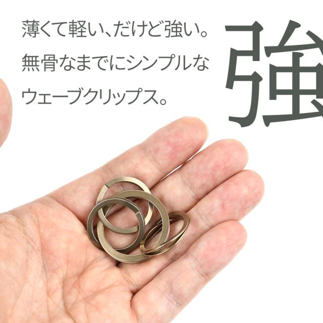 薄くて軽い、だけど強い。無骨なまでにシンプルなウェーブクリップス。