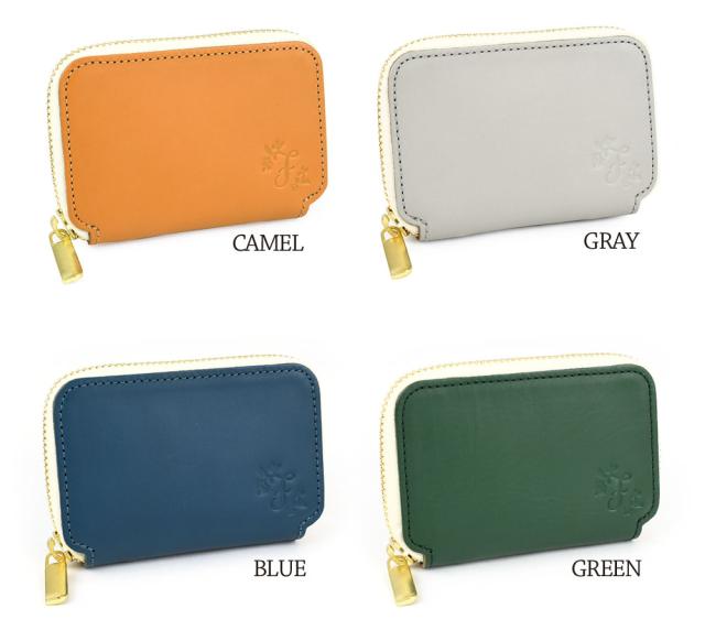 カラー 5色展開。PINK(ピンク・ワインレッド色)、CAMEL(キャメル・らくだ色)、GREEN(グリーン・緑色)、GRAY(グレー・薄灰色)、BLUE(ブルー・くすんだ青色)です。