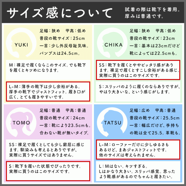 サイズ感についてスタッフが実際に試着してみました。