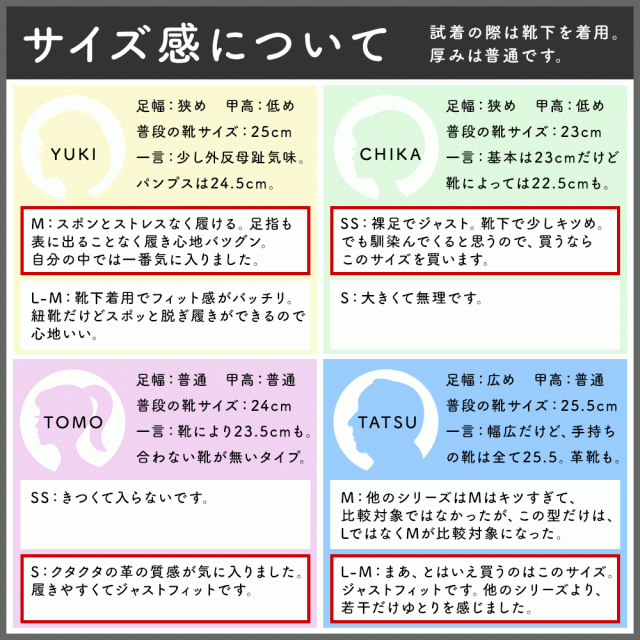 サイズ感についてスタッフが実際に試着してみました。