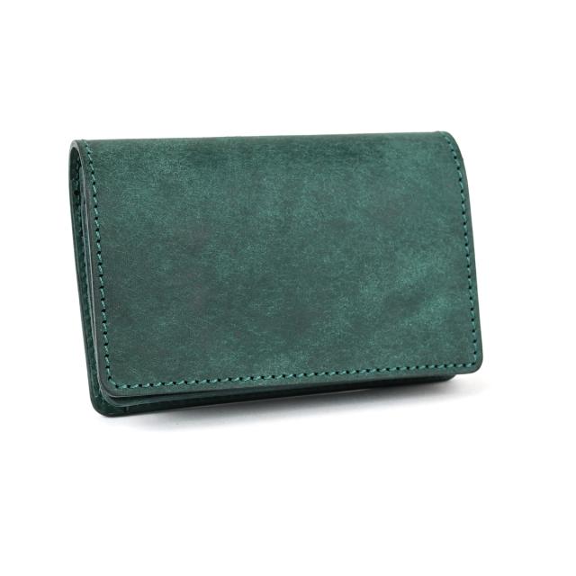 BLUE GREEN ブルーグリーン プエブロレザー バダラッシカルロ カードケース 名刺入れ