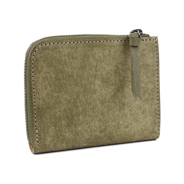 GRAY グレー プエブロレザー バダラッシカルロ L字ファスナー コンパクト財布