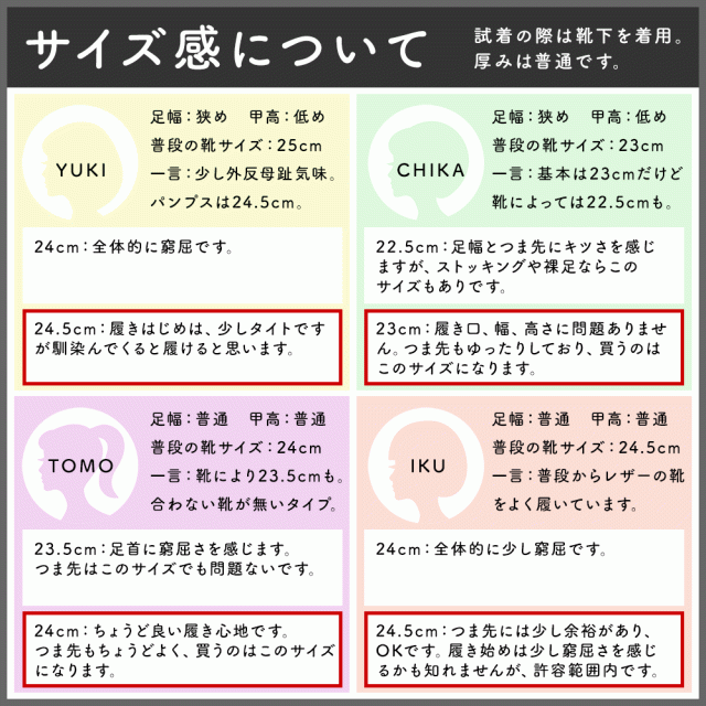 サイズ感についてスタッフが実際に試着してみました。
