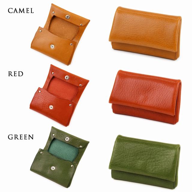 カラーCAMEL(キャメル)、RED（レッド）、GREEN（グリーン）