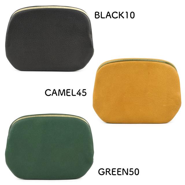 カラー 3色展開。 BLACK10ブラック、CAMEL45キャメル、GREEN50グリーンです。