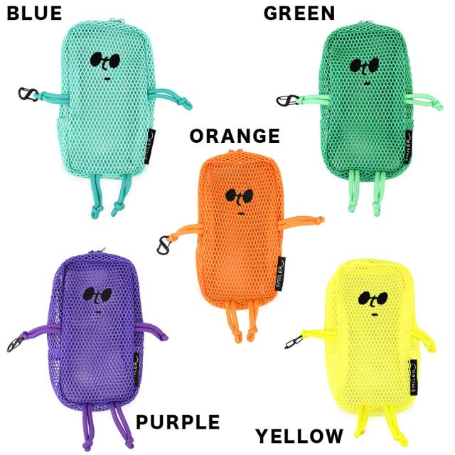 カラーはBLUE(ブルー・水色)、GREEN(グリーン・緑色)、ORANGE(オレンジ・橙色)、PURPLE(パープル・紫色)、YELLOW(イエロー・黄色)の5色展開となります。