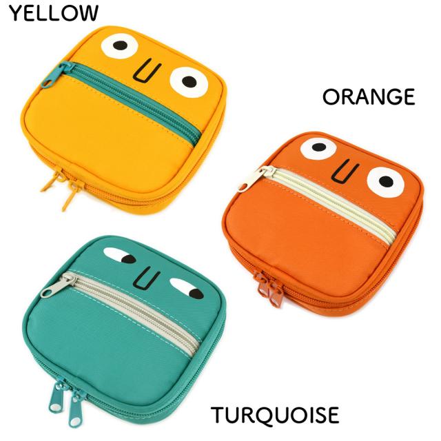 カラーはYELLOW(イエロー・黄色)、ORANGE(オレンジ・橙色)、TURQUOISE(ターコイズ・青緑色)