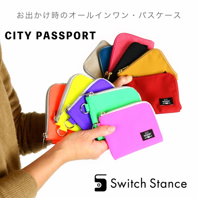 バイヤー厳選用品 CITY 極 チェック ストライプ L字ファスナー ミニ財布 PASSPORT 靴