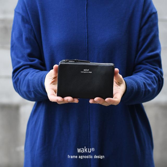 WAKU ワク 縦型 二つ折り財布 WKW-0010