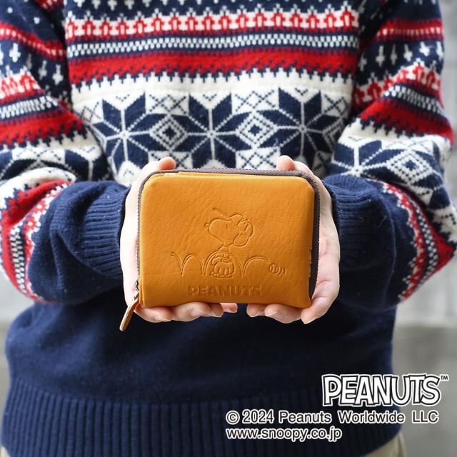PEANUTS ピーナッツ SNOOPY スヌーピー GLOVE グローブ 二つ折財布