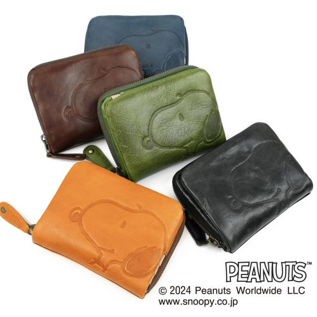 PEANUTS ピーナッツ SNOOPY スヌーピー MOTHERS マザーズ 二つ折財布