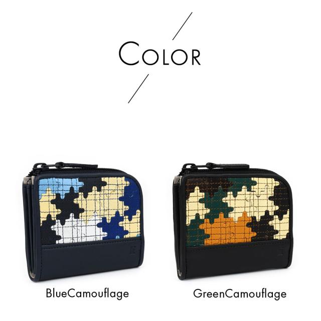 カラー 2色展開。BlueCamouflageブルーカモフラージュ、GreenCamouflageグリーンカモフラージュです。