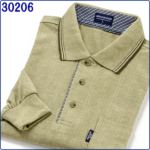 長袖ポロシャツ