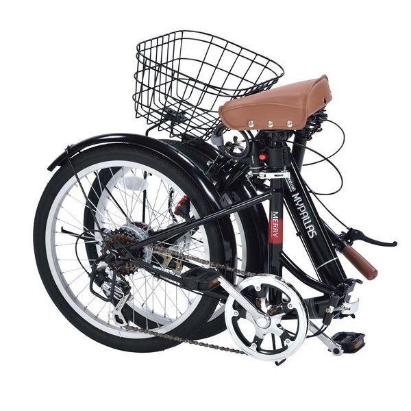 ください MYPALLAS/マイパラス 折畳み 街乗り ブラック M-204の通販はau PAY マーケット - ホットロード春日井西店|商品ロット 池商 折りたたみ自転車20インチ 6段変速 LEDオートライト コンパクト 折り畳み パーツは