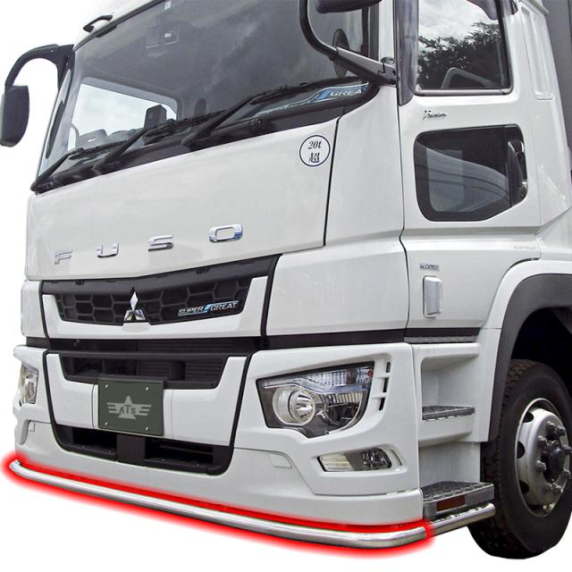 17スーパーグレート　純正メッキリップスポイラー　　センターのみ　未使用 三菱 | 自動車部品 パーツエアロ 新品三菱スーパーグレート 17純正