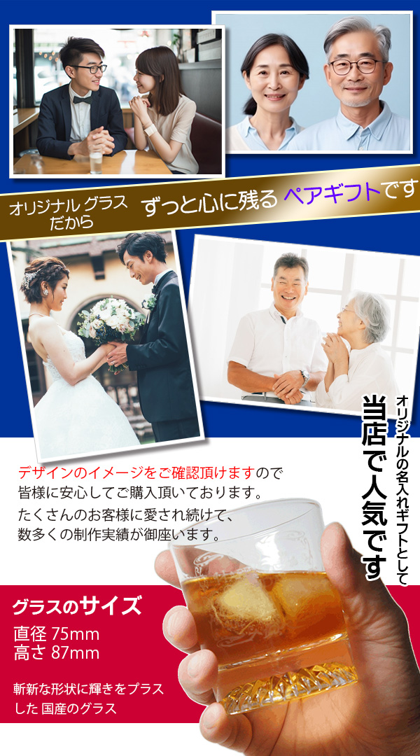 ペア グラスサイズ