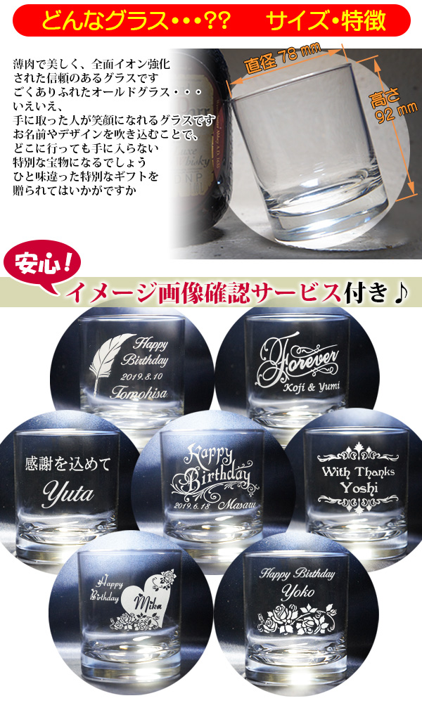 名入れグラス 紹介