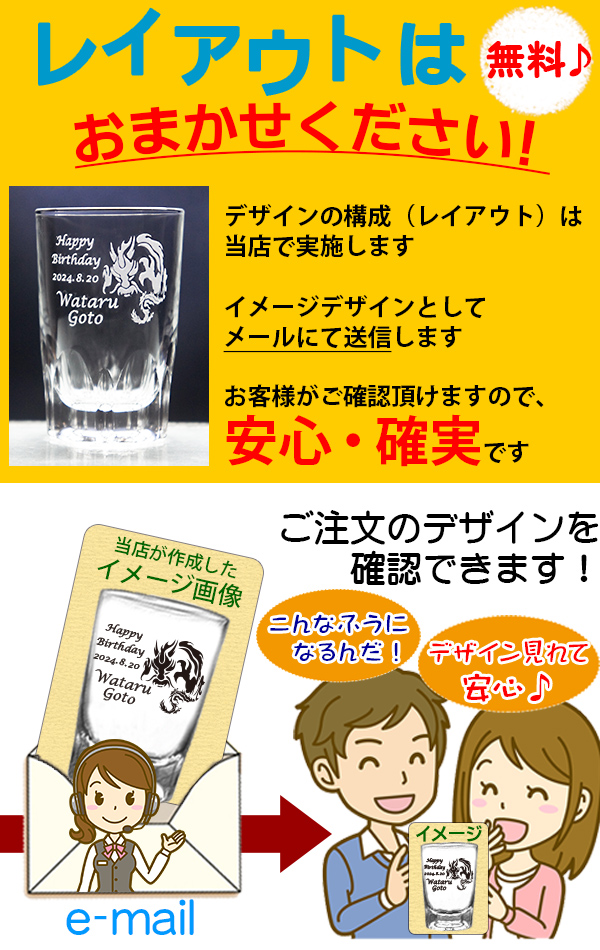 レイアウトします