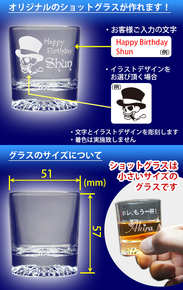 ショットグラス サイズ