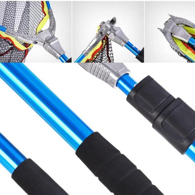 5個セット 玉網 折り畳み 伸縮可能 伸縮3段階 長さ調節可能 釣り具