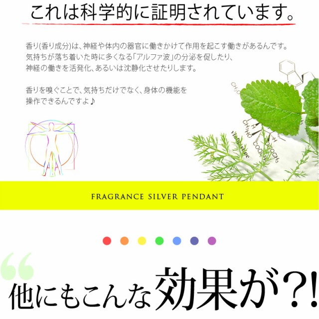 ペンダント アロマボール 香り玉 香水 ネックレス シルバー925