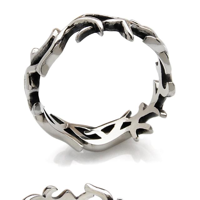 シルバーアクセサリー リング シルバー925 指輪 茨 いばら r0743の通販