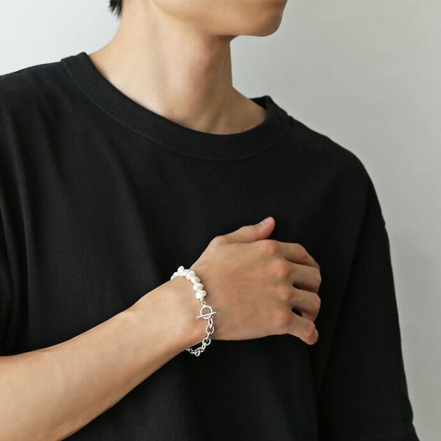 ブレスレット メンズ シルバー925 チェーンブレスレット