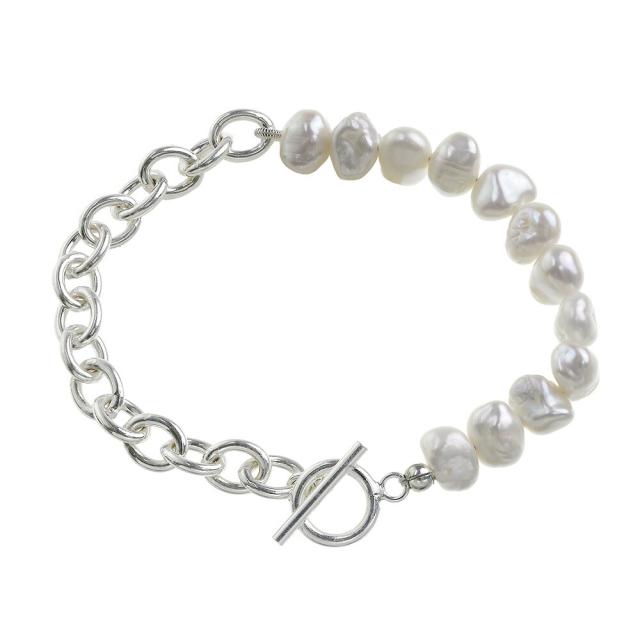 ブレスレット メンズ シルバー925 チェーンブレスレット マンテル