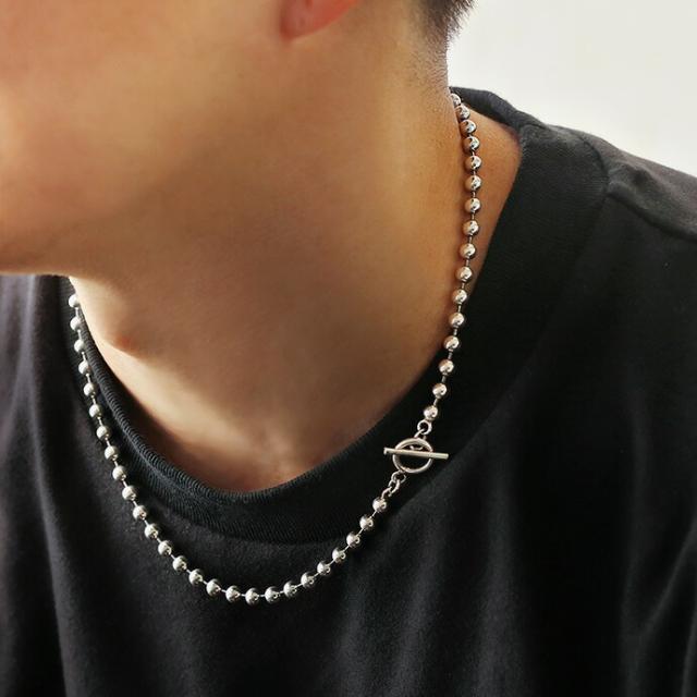 美品　希少　シルバー925　プラチナ　メンズ　マンテル　チェーン　ネックレス シルバーネックレス メンズ レディース マンテル チェーン