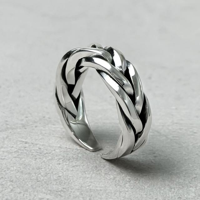 シルバー メッシュデザインリング 中指用 blatto 指輪 リング 「blatto 925silver」デザイン シルバー bla