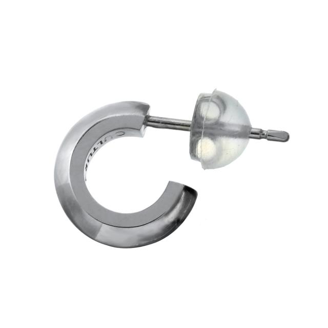 Pt900 プラチナ フープピアス リバーシブル 片耳 楽天市場】プラチナ/K18リバーシブル中折れ式フープピアス(14.5