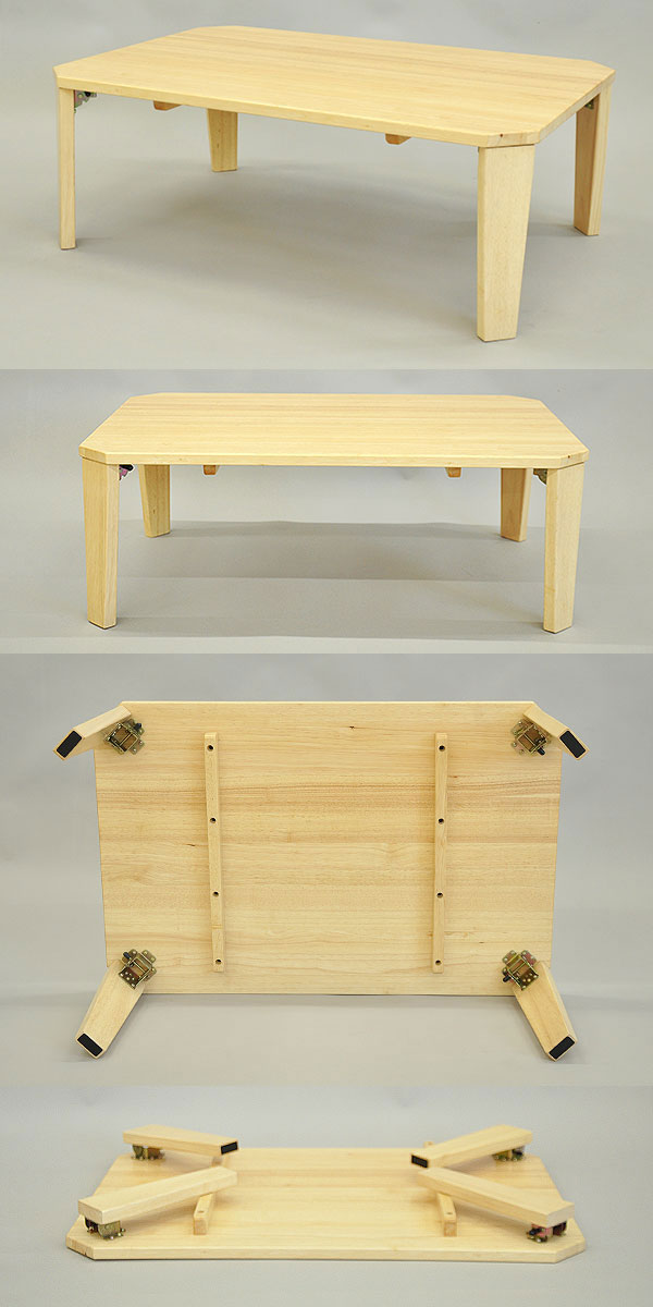 全商品オープニング価格特別価格 S 八角ローテーブル 折りたたみ 90cm幅 折り畳み テーブル センターテーブル 座卓 天然木 幅90cm 奥行き 60cm 高さ32cm 折れ脚 格安即決 Nfsecurity Ca