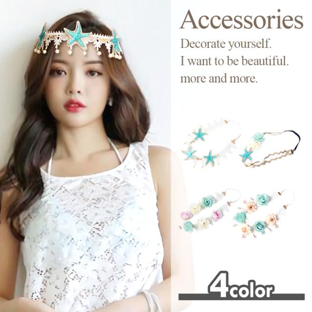 花冠 ティアラ ヘアアクセサリー