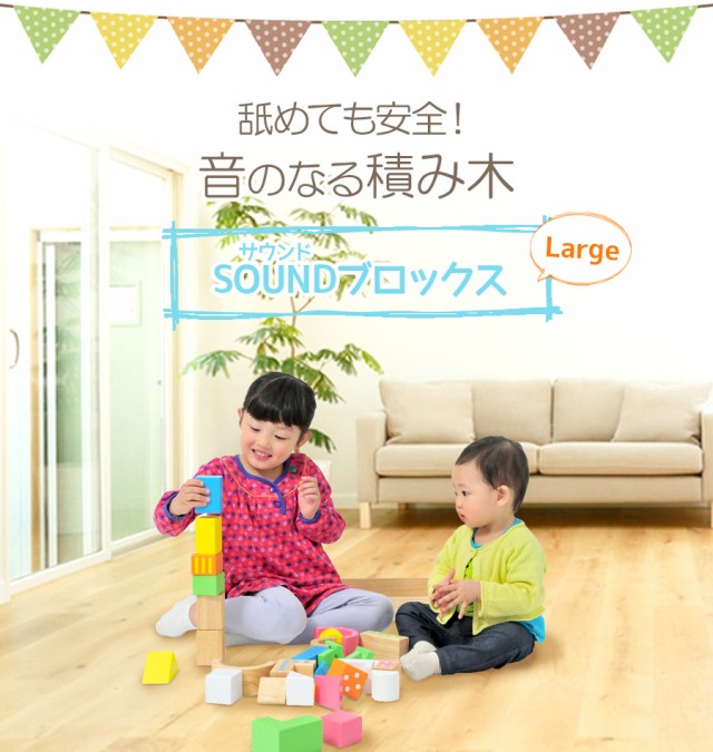 おもちゃ SOUNDブロックス 知育玩具 木のおもちゃ 赤ちゃん 1歳 2歳 3