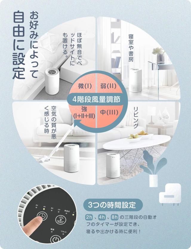 ワイモバイ⋸ 小型 タバコ 赤ちゃん ホコリ 除菌用UV-Cライト メール便 不可の通販はau PAY マーケット - JMEI|商品ロットナンバー:38468 空気清浄機 パワフル アレルギー 花粉 除菌 脱臭 PM2.5 煙草 コンパクト いフィルタ