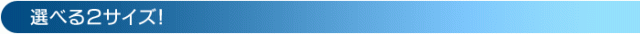 選べる2サイズ