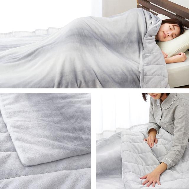 1枚2役のあったか多層毛布