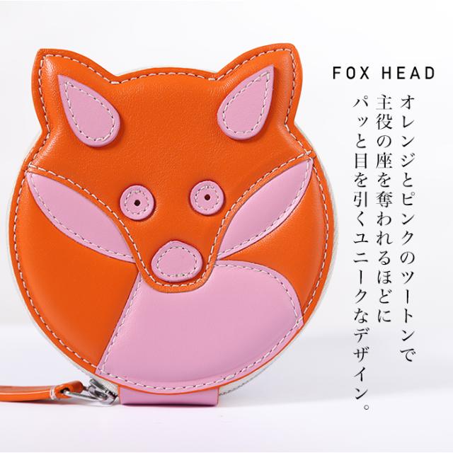 メゾンキツネ コインケース 革 ブランド レザー 牛革 MAISON