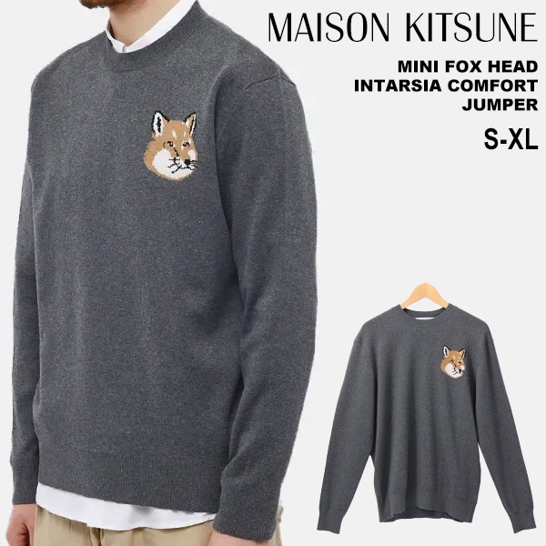 メゾンキツネ セーター プルオーバー MAISON KITSUNE MINI FOX HEAD