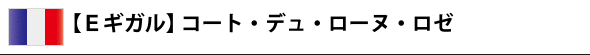 【E ギガル】 コート デュ ローヌ ロゼ