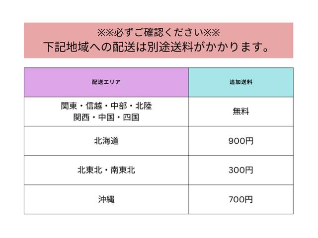 ※※必ずご確認ください※※下記地域への配送は別途送料がかかります。[関東・信越・中部・北陸・関西・中国・四国・・・無料][北海道・・・900円][北東北・南東北・・・300円][沖縄・・・700円]