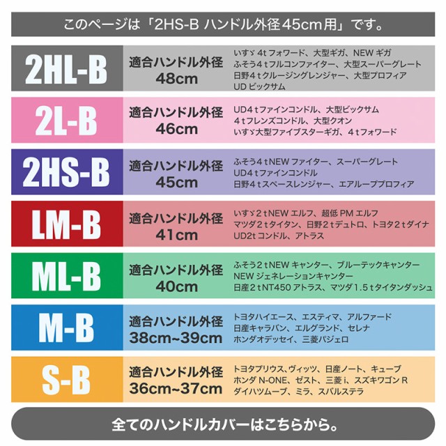 ハンドルカバー トラック用品 キルティング キルト 2HS-B 45cm 太巻き 2t 4t 10t 大型車 ステアリングカバーの通販はau PAY  マーケット - 【レビューを書いてP5％】 クロスリンク