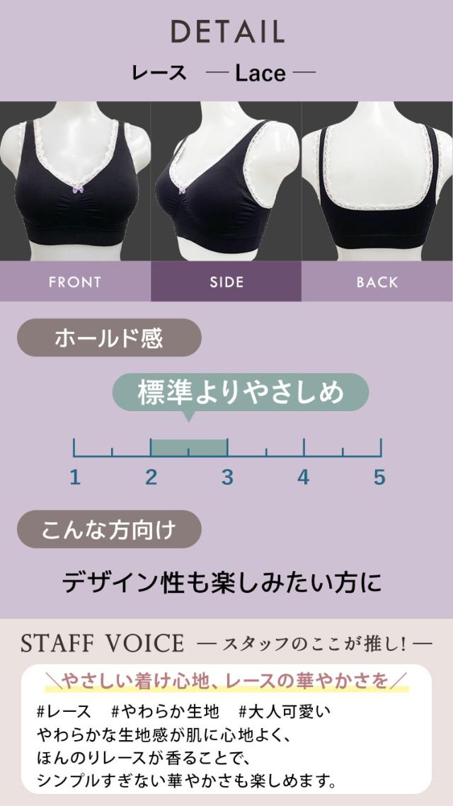 ラクブラ24レースの前・横・後ろと着け心地の詳細