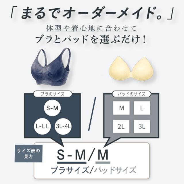 ブラサイズとパッドサイズの選び方