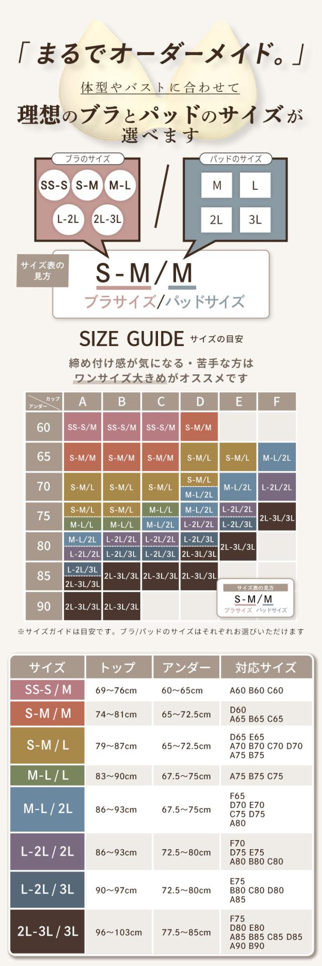 ブラサイズに迷った時の選び方ガイド